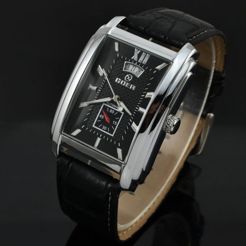 Mechanical watch men's belt watch